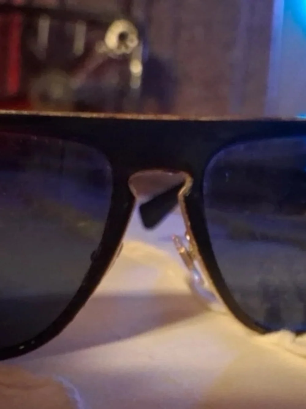 Versace Black Sunglasses with Gold Logo Temple